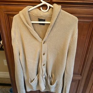 Abercrombie & Fitch Tan Cardigan Sweater